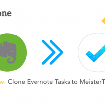 Evernote with MeisterTask