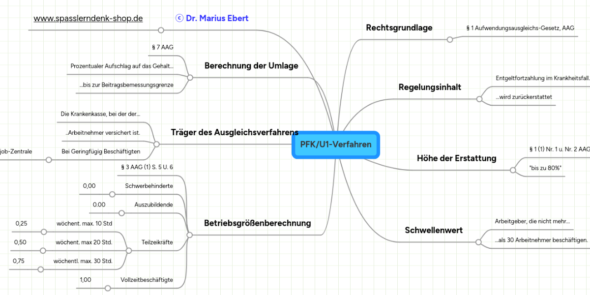 PFK/U1-Verfahren | MindMeister Mindmap