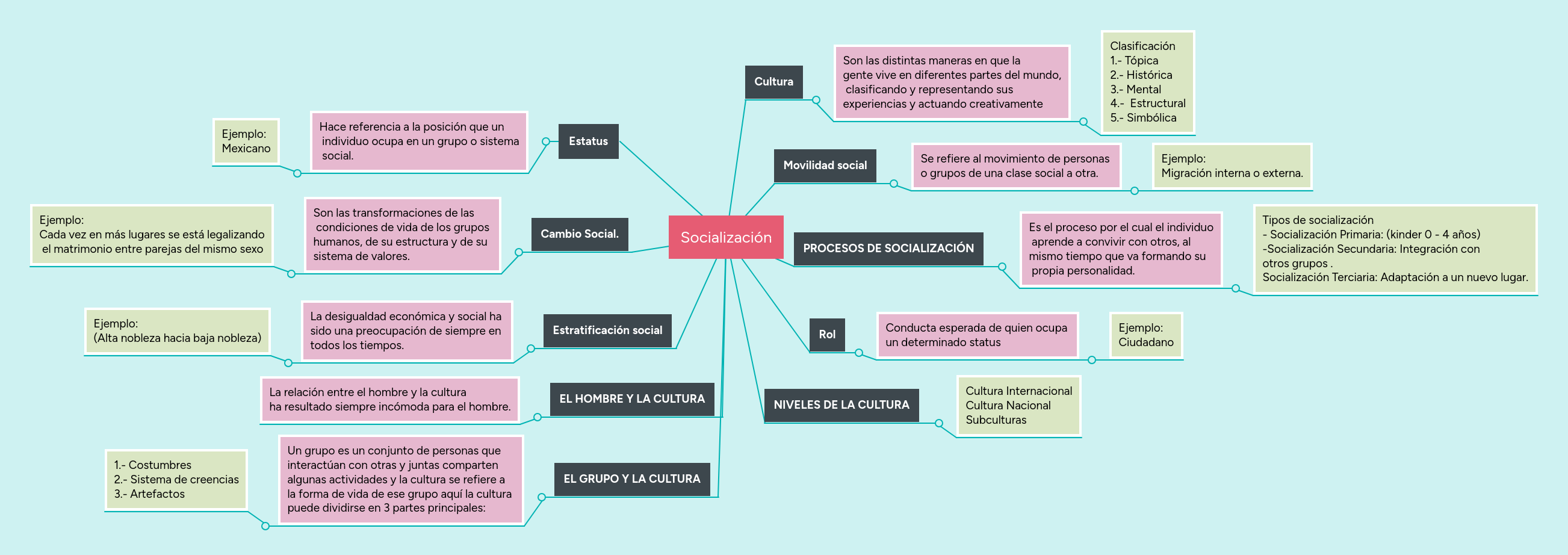 Socialización MindMeister Mapa Mental