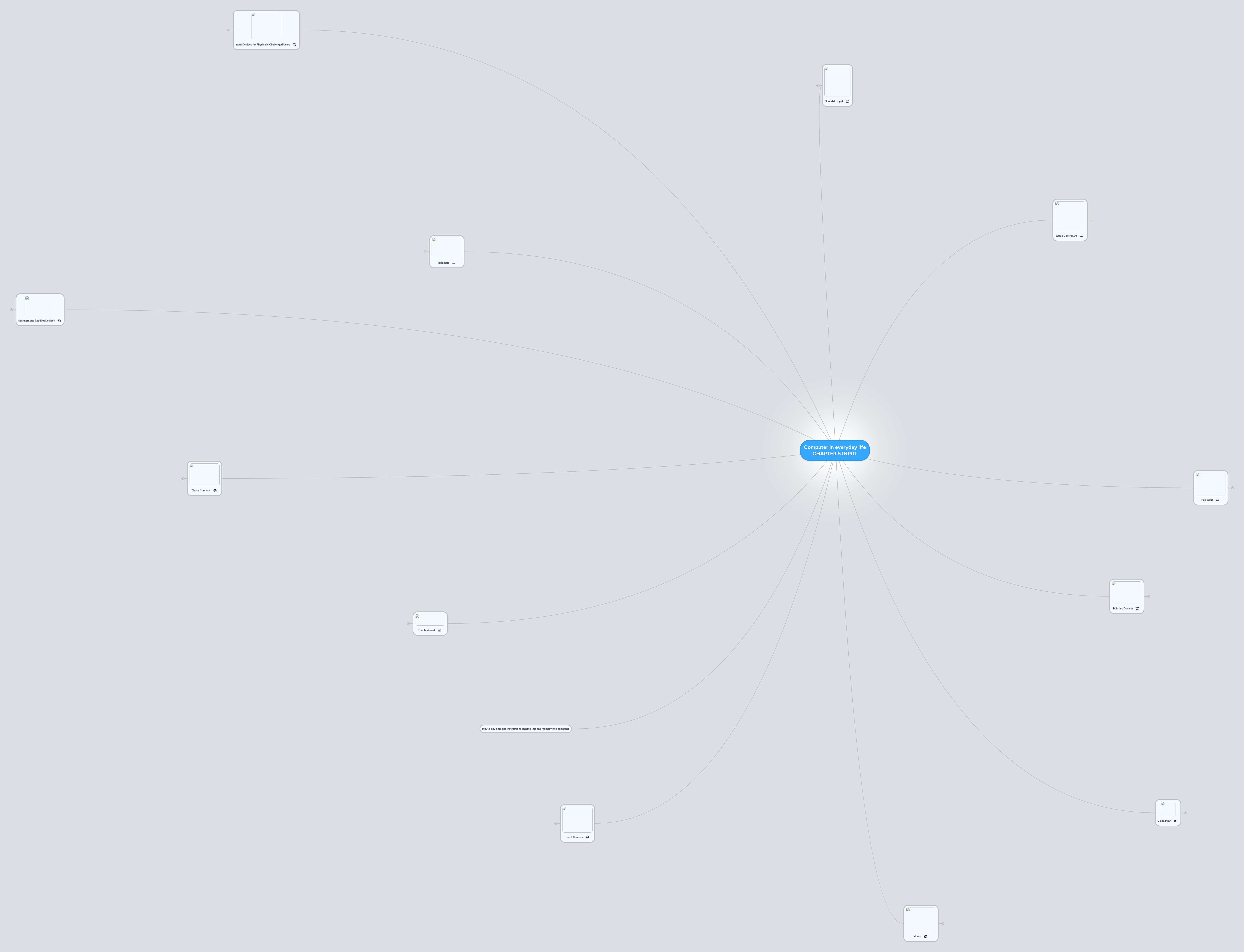 Computer in everyday life CHAPTER 5 INPUT | MindMeister Mind map