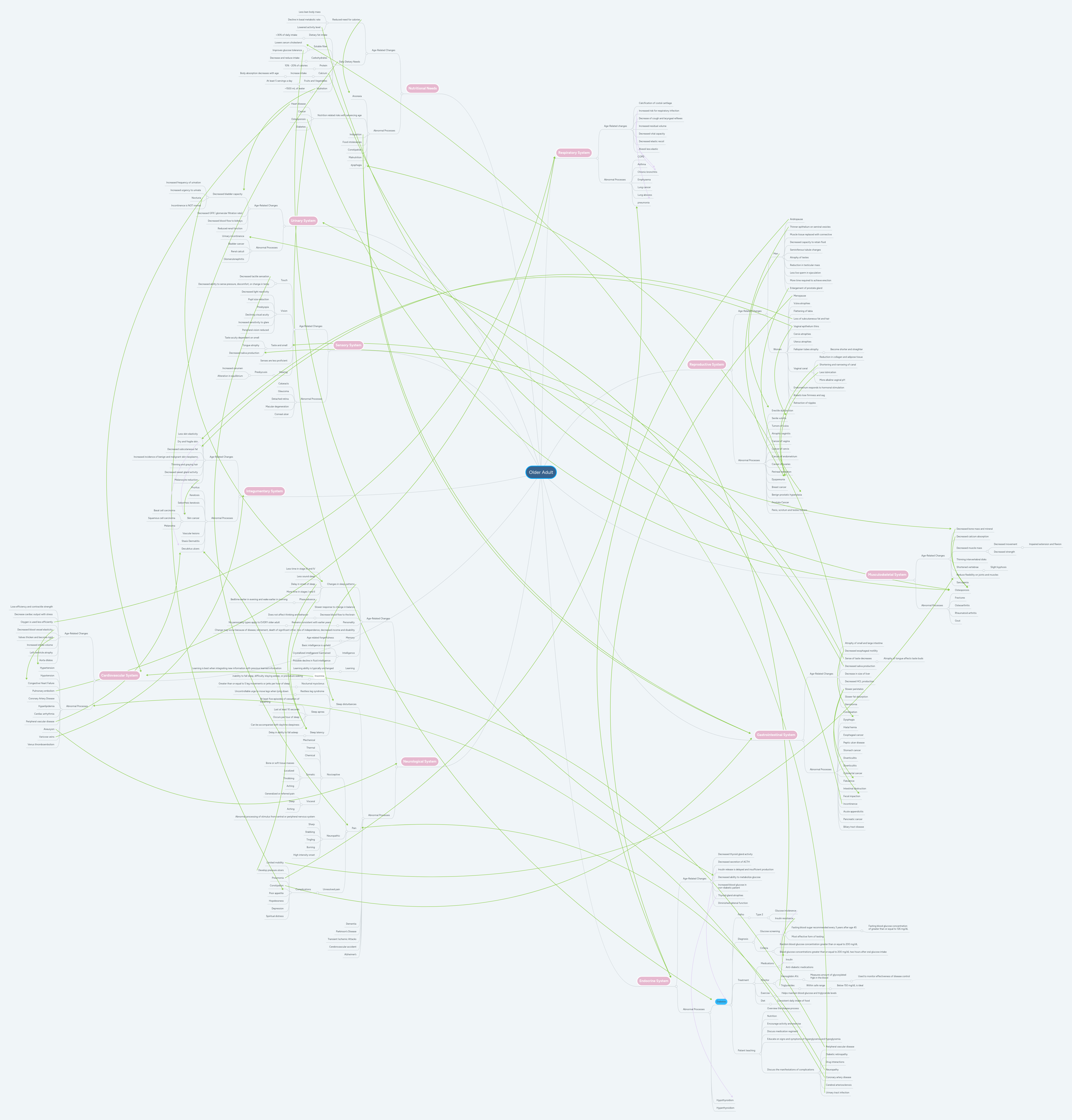 Older Adult | MindMeister Mind map