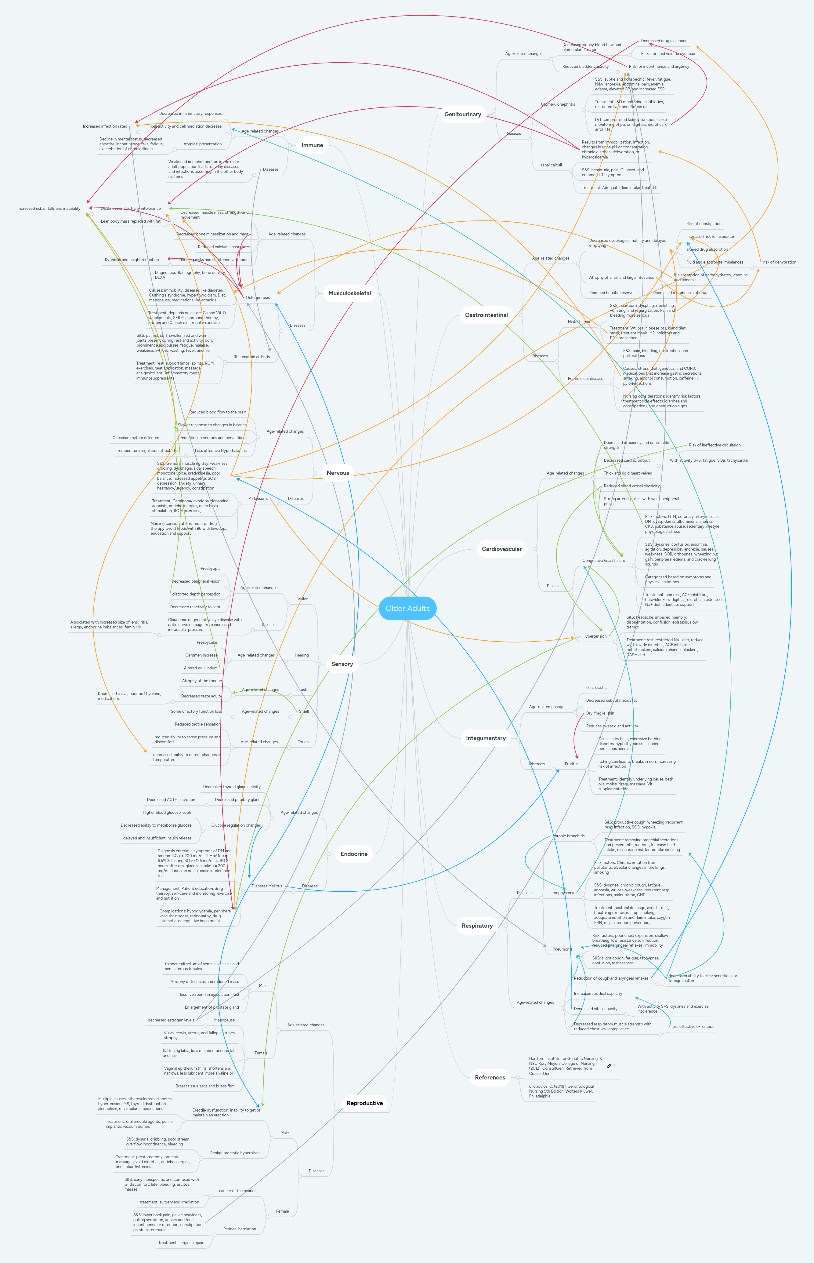 Older Adults | MindMeister Mind map