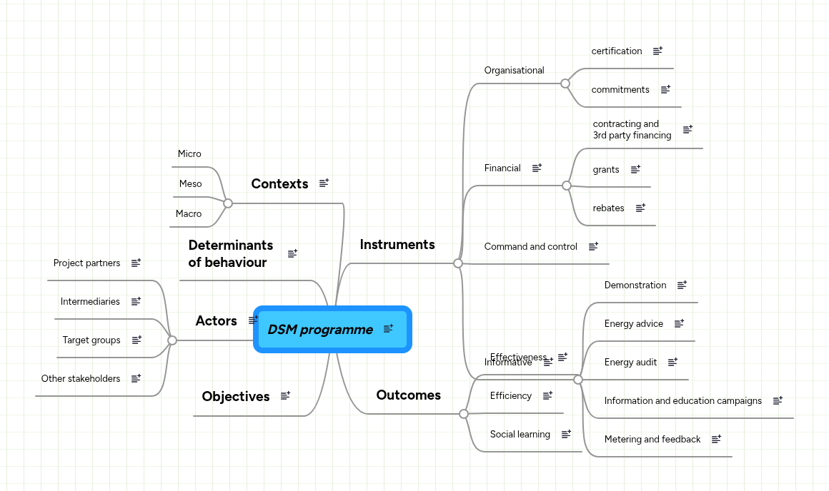 DSM programme | MindMeister Mind map