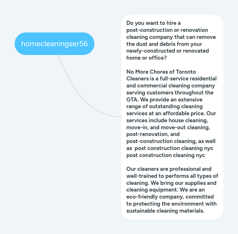 homecleaningser56 | MindMeister Mind map