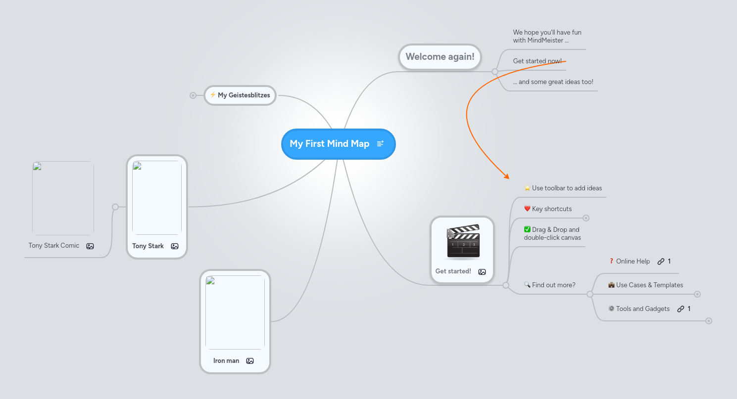 My First Mind Map | MindMeister Mind map