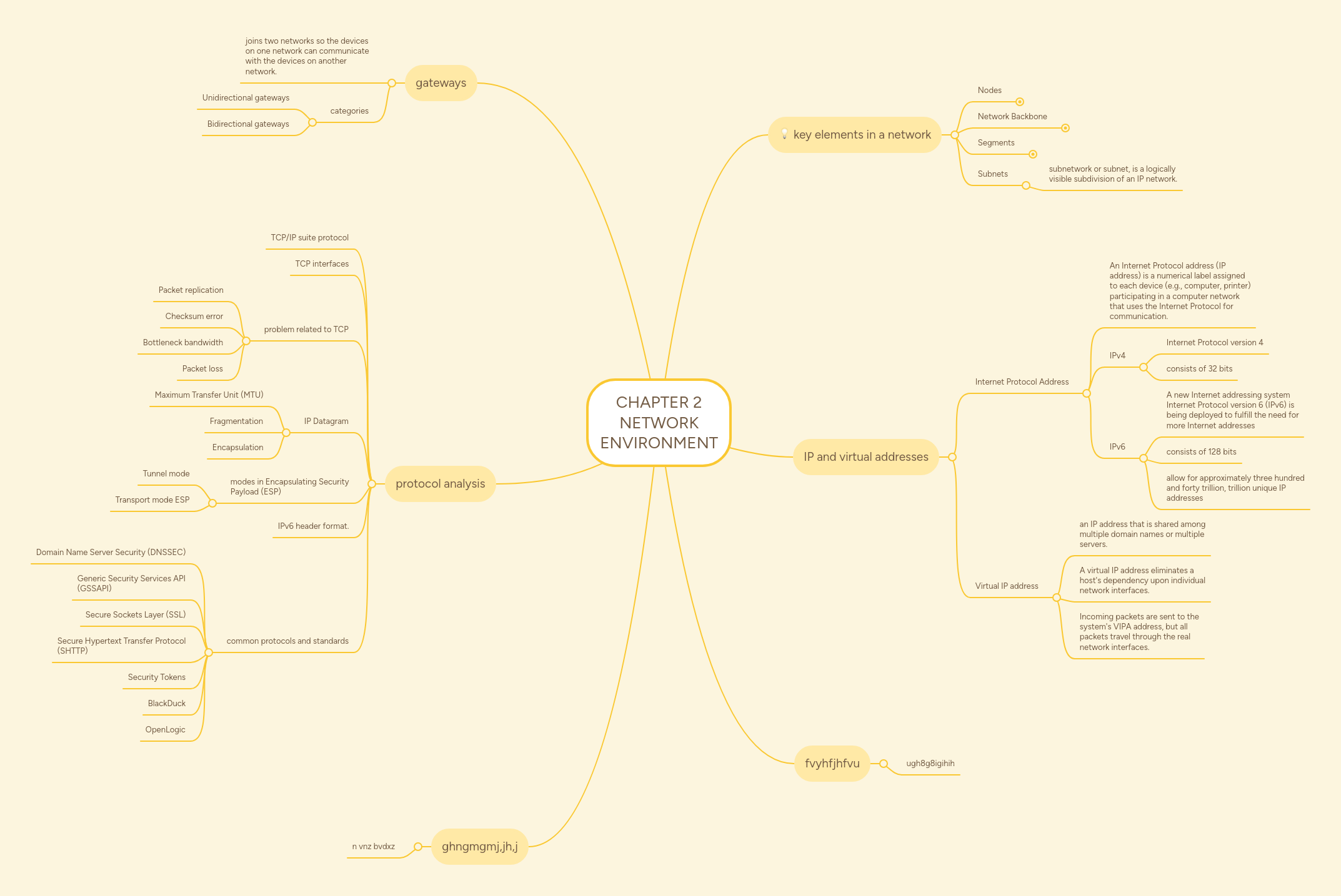 CHAPTER 2 NETWORK ENVIRONMENT | MindMeister Mind map