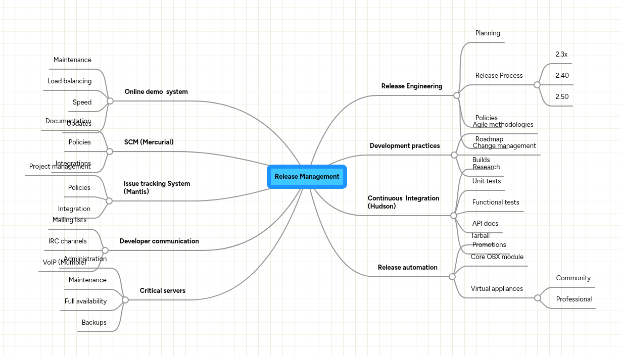 Release Management | MindMeister Mind map