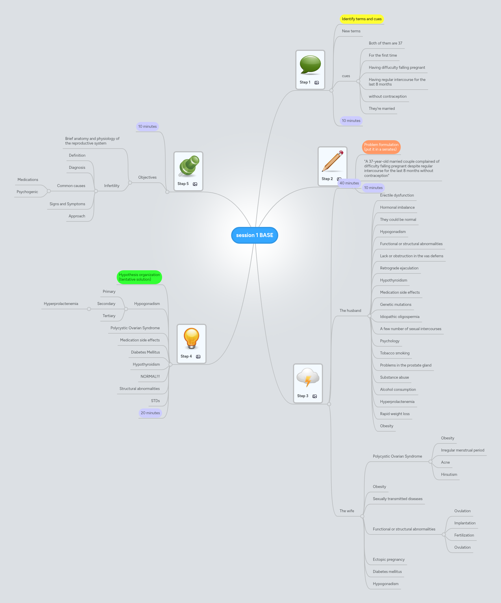 session 1 BASE | MindMeister Mind Map
