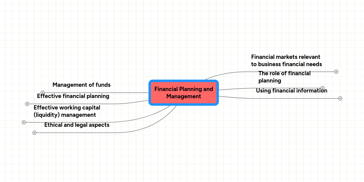 Financial Planning and Management | MindMeister Mind Map
