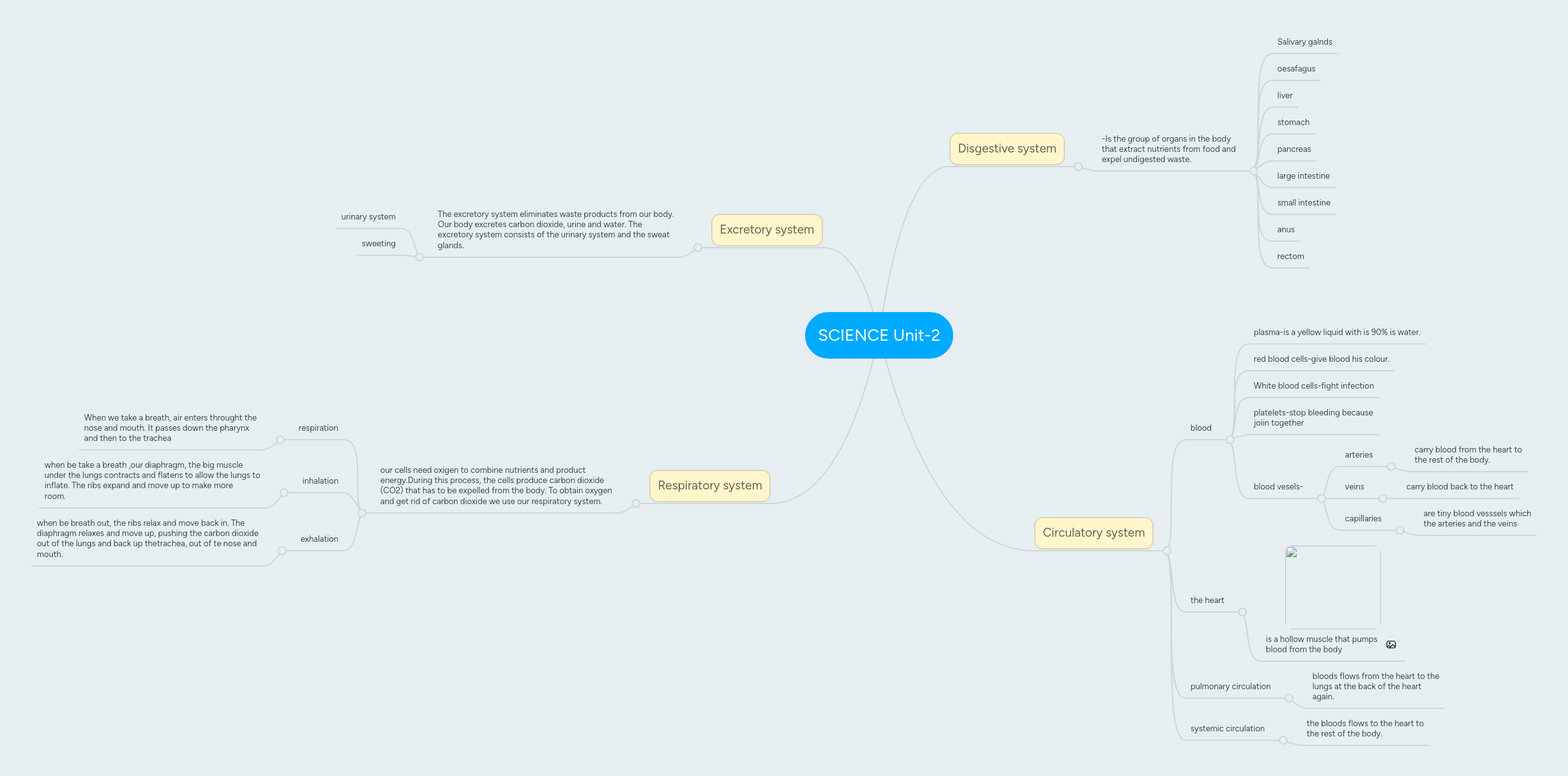 SCIENCE Unit-2 | MindMeister Mind map