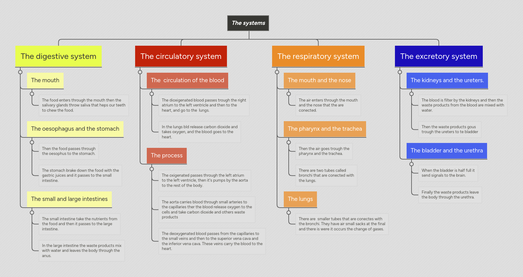The systems | MindMeister Mind Map