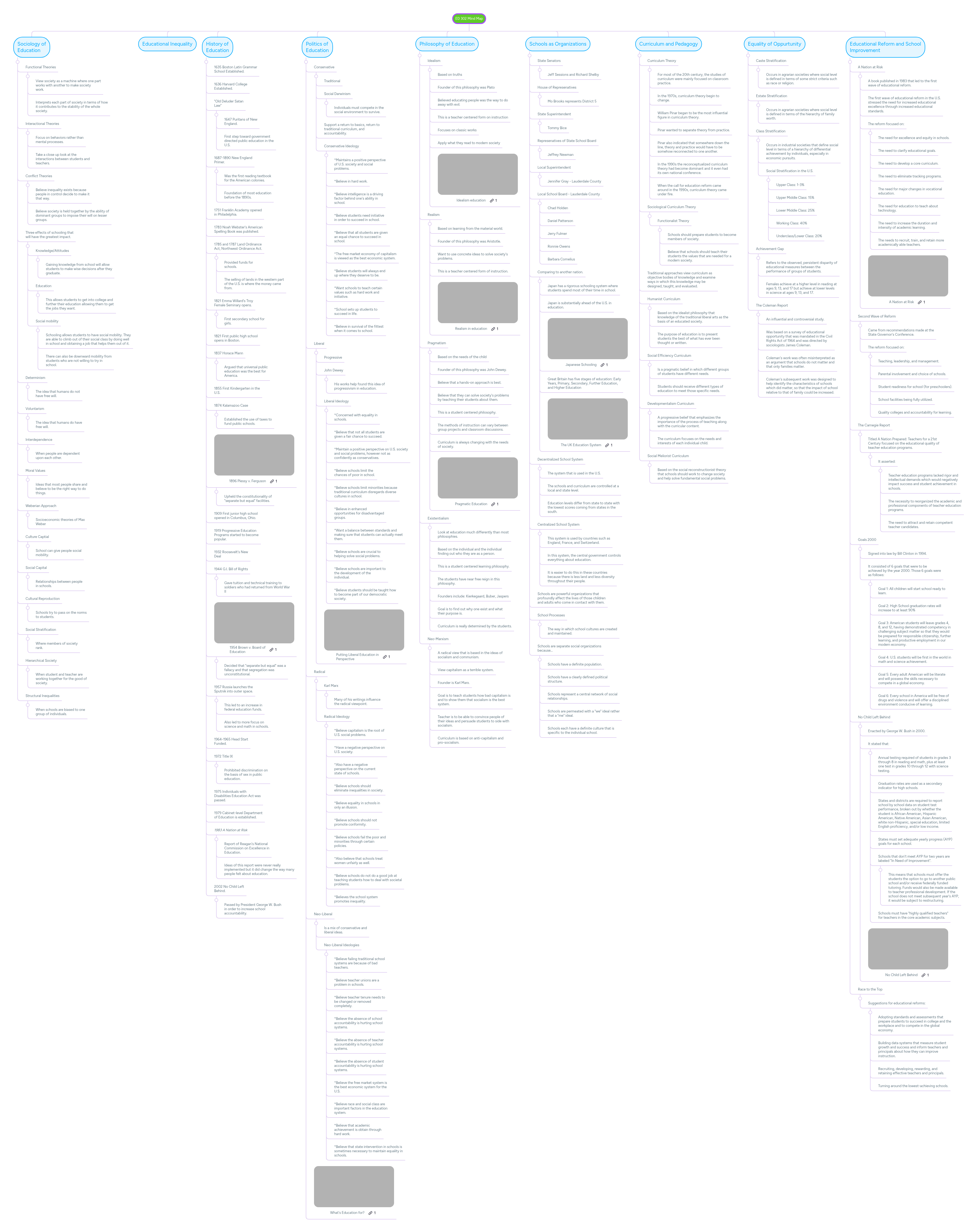 ED 302 Mind Map | MindMeister Mind map