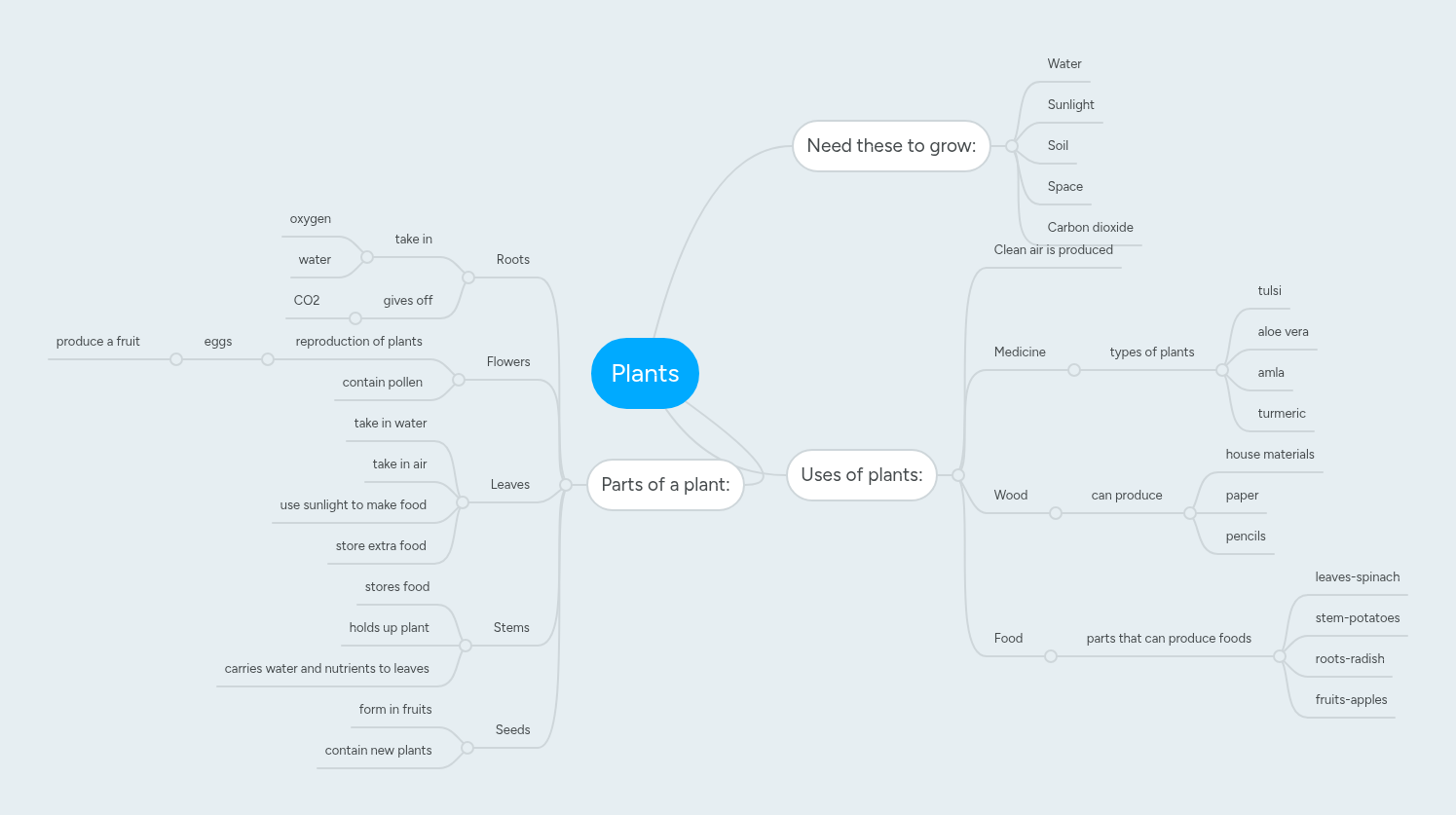 Plants | MindMeister Mind map