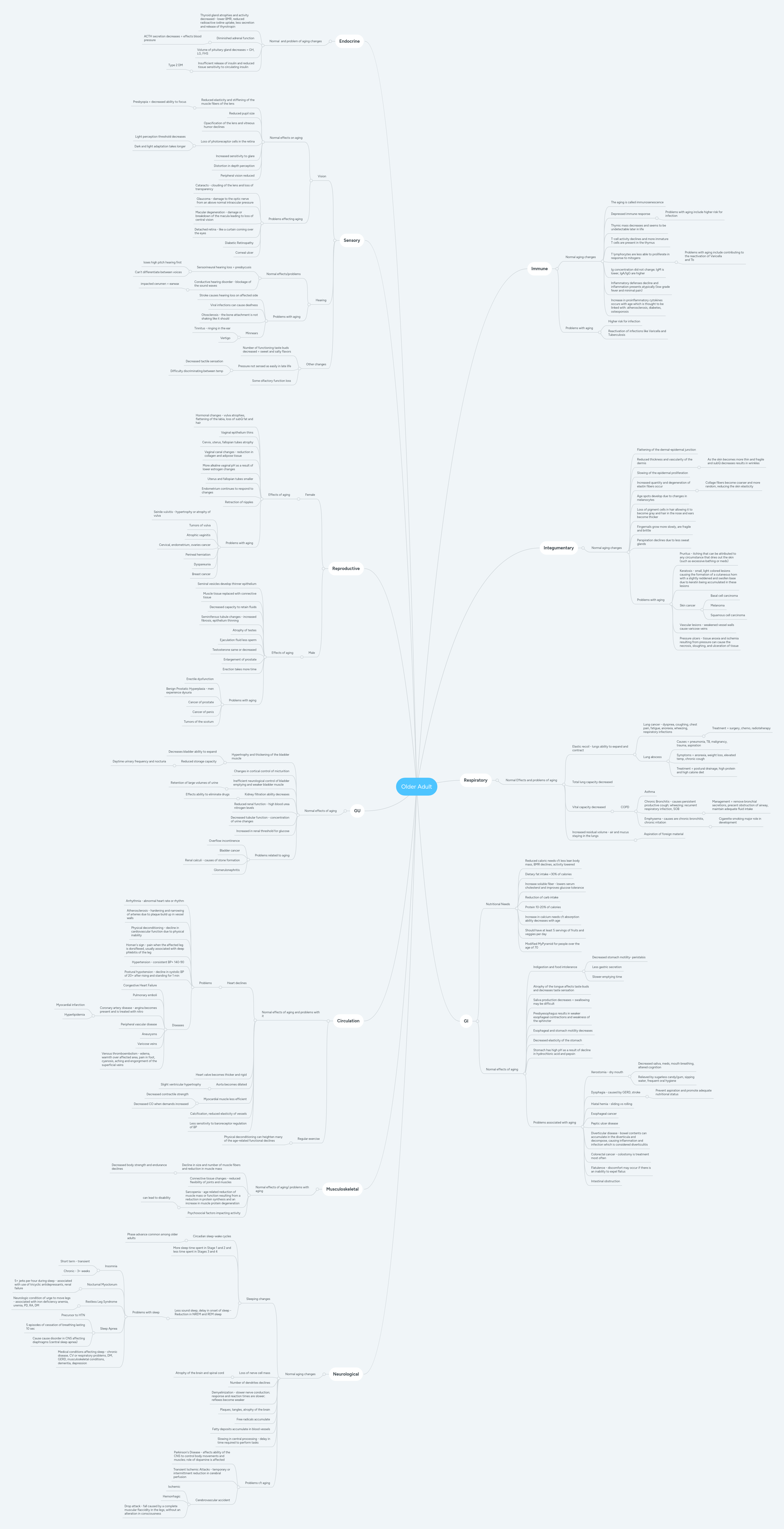 Older Adult | MindMeister Mind map