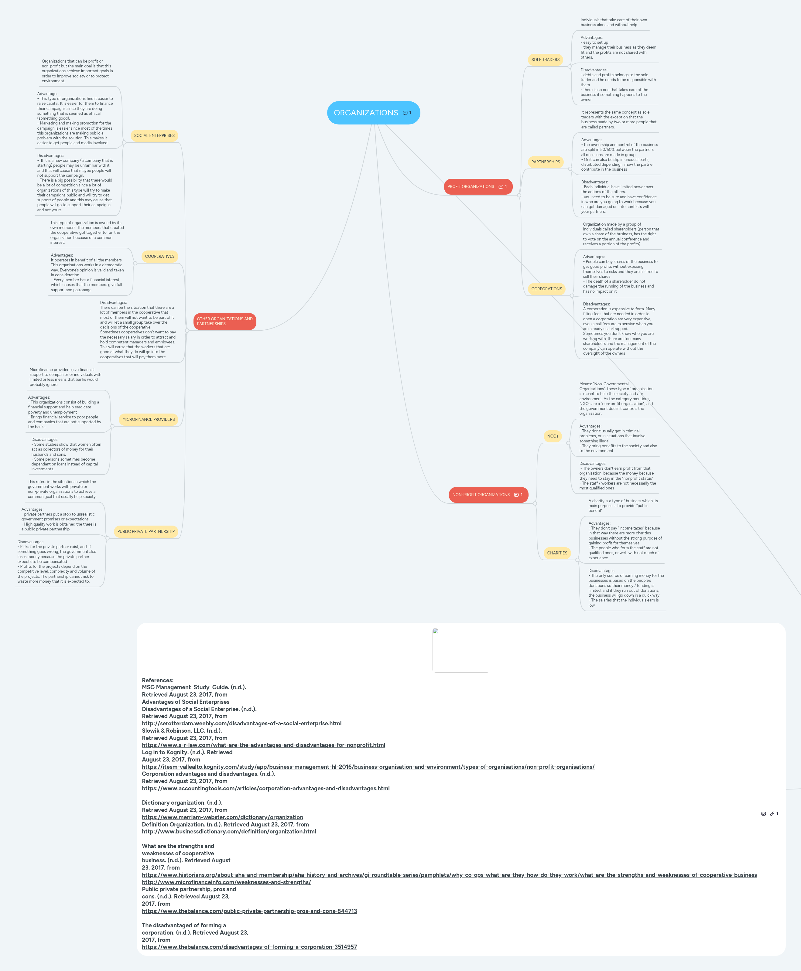 ORGANIZATIONS | MindMeister Mind Map