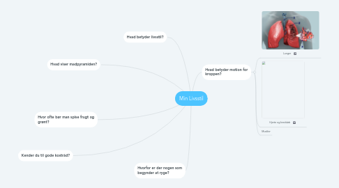 Mind Map: Min Livsstil