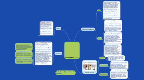 Mind Map: Perfiles de pozos