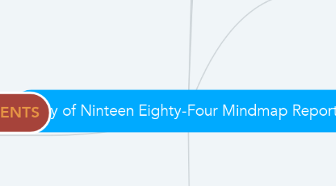 Mind Map: Copy of Ninteen Eighty-Four Mindmap Report
