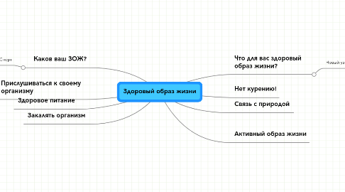 Mind Map: Здоровый образ жизни