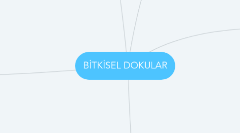 Mind Map: BİTKİSEL DOKULAR