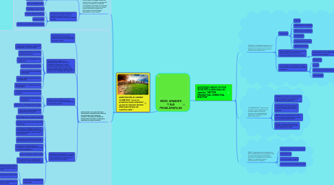 Mind Map: MEDIO AMBIENTE Y SUS PROBLEMATICAS