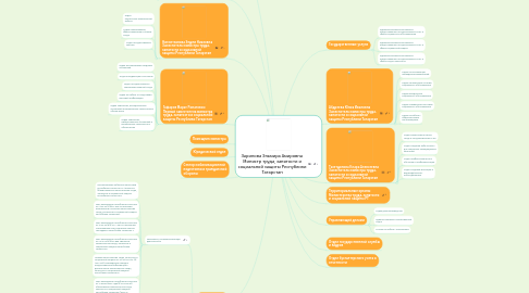 Mind Map: Зарипова Эльмира Амировна  Министр труда, занятости и социальной защиты Республики Татарстан