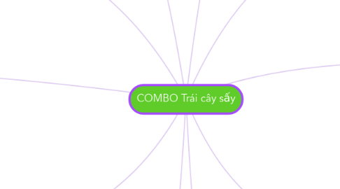 Mind Map: COMBO Trái cây sấy