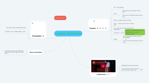 Mind Map: LEARNING MINDMEISTER
