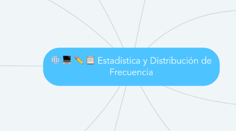 Mind Map: Estadística y Distribución de Frecuencia