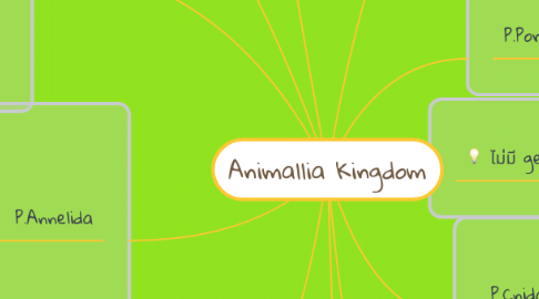 Mind Map: Animallia Kingdom