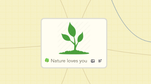 Mind Map: Nature loves you