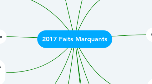 Mind Map: 2017 Faits Marquants
