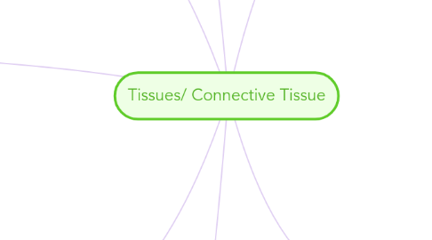 Mind Map: Tissues/ Connective Tissue