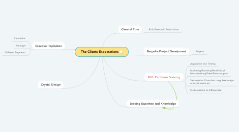 Mind Map: The Clients Expectations