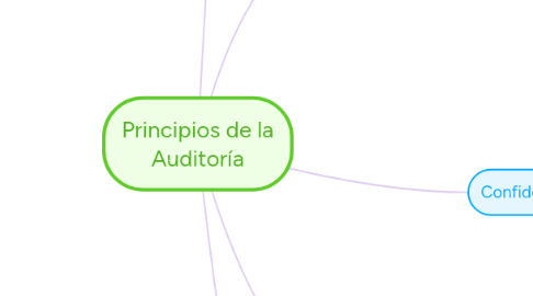 Mind Map: Principios de la Auditoría