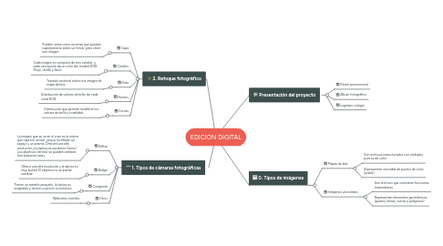 Mind Map: EDICIÓN DIGITAL