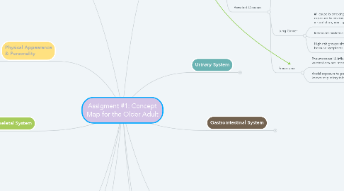 Mind Map: Assigment #1: Concept Map for the Older Adult