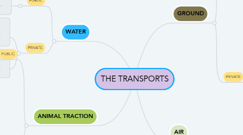 Mind Map: THE TRANSPORTS
