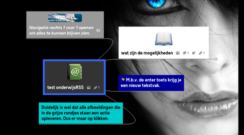 Mind Map: test onderwijsRSS