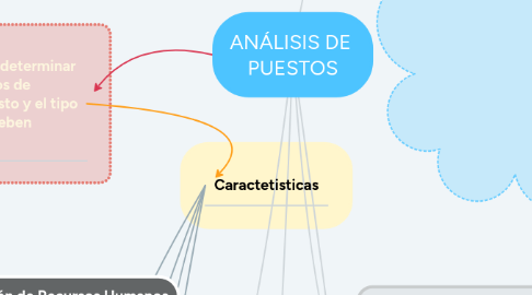 Mind Map: ANÁLISIS DE  PUESTOS