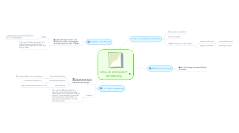 classical and operant conditioning
