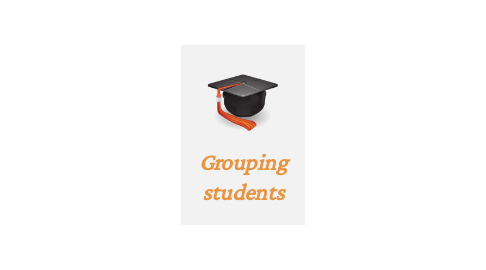 Mind Map: Grouping students