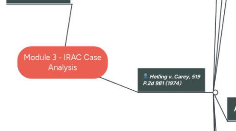 Mind Map: Module 3 - IRAC Case Analysis