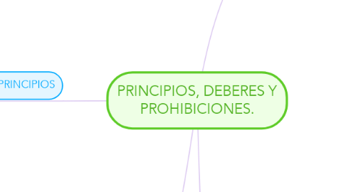 Mind Map: PRINCIPIOS, DEBERES Y PROHIBICIONES.