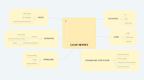 Mind Map: CALM NERVES