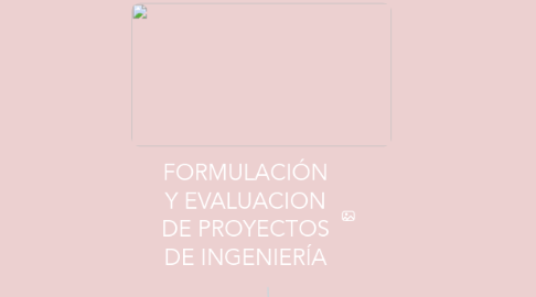 Mind Map: FORMULACIÓN Y EVALUACION DE PROYECTOS DE INGENIERÍA