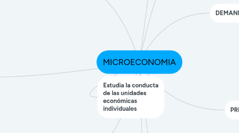 Mind Map: MICROECONOMIA