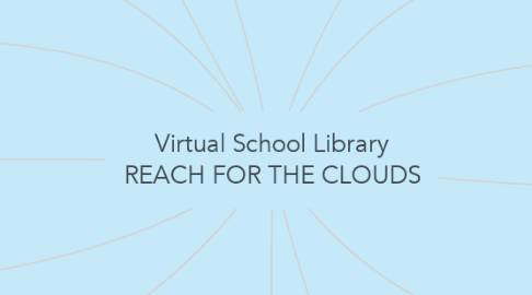 Mind Map: Virtual School Library REACH FOR THE CLOUDS