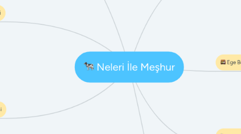 Mind Map: Neleri İle Meşhur