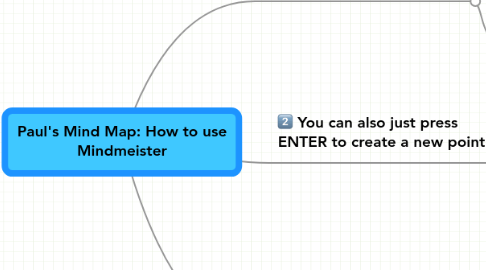 Mind Map: Paul's Mind Map: How to use Mindmeister